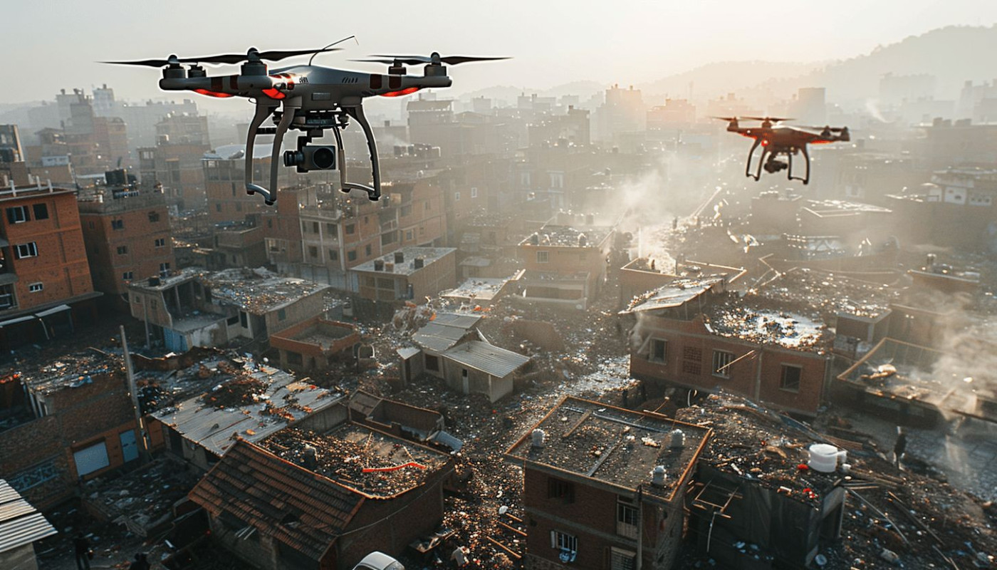 Het gebruik van drones bij rampenbestrijding en humanitaire hulpverlening
